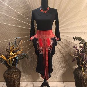 African print styled dress GORGEOUS stretchy XL